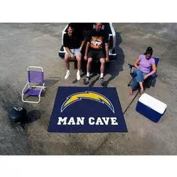 Click here to learn more about the San Diego Chargers Man Cave Tailgater Rug 5'x6'.