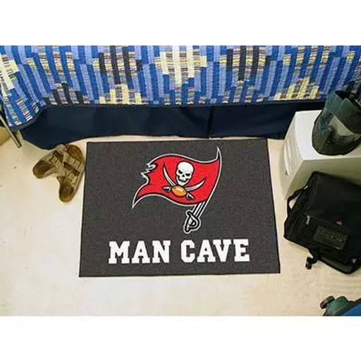 Tampa Bay Buccaneers Man Cave Starter Rug 19"x30"