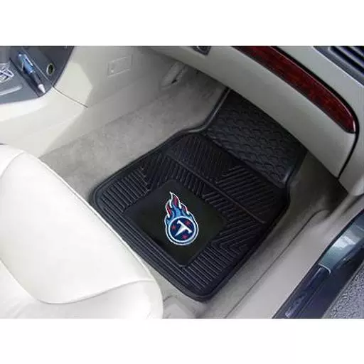 Tennessee Titans Heavy Duty 2-Piece Vinyl Car Mats 17"x27"