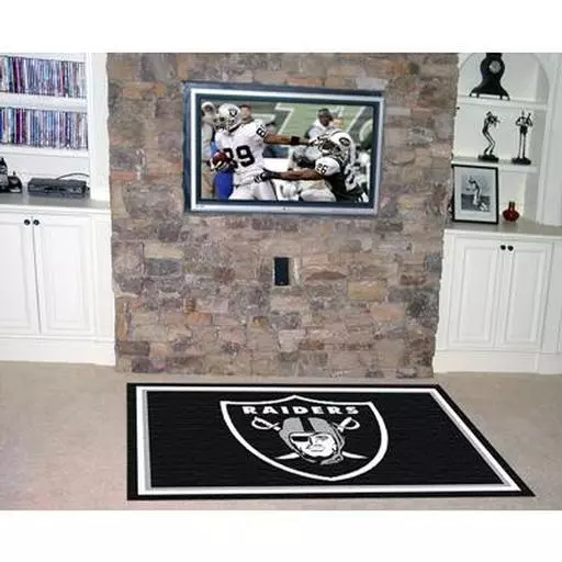 Oakland Raiders Rug 5''x8''