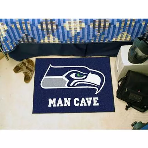 Seattle Seahawks Man Cave Starter Rug 19"x30"