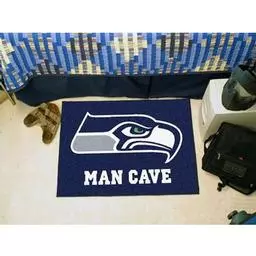 Click here to learn more about the Seattle Seahawks Man Cave Starter Rug 19"x30".