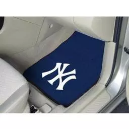 Click here to learn more about the New York Yankees 2-piece Carpeted Car Mats 17"x27".
