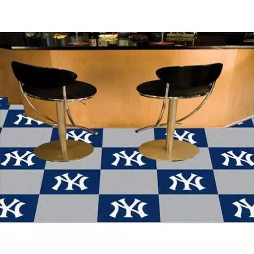 New York Yankees Carpet Tiles 18"x18" tiles