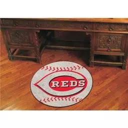 Click here to learn more about the Cincinnati Reds Baseball Mat 27" diameter.