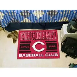 Click here to learn more about the nati Reds Baseball Club Starter Rug 19"x30".