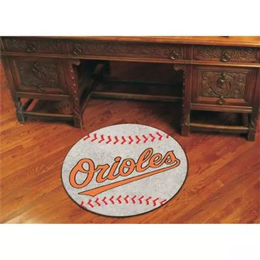 Baltimore Orioles Baseball Mat 27" diameter