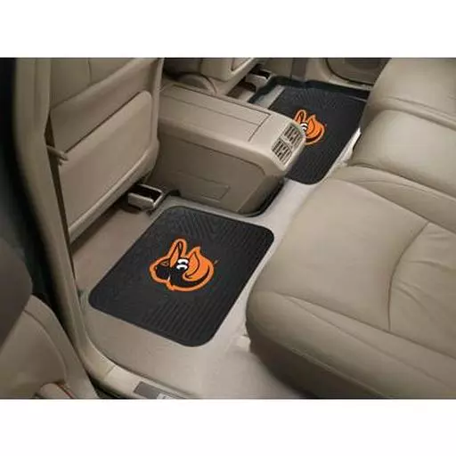 Baltimore Orioles Backseat Utility Mats 2 Pack 14"x17"