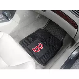 Click here to learn more about the Boston Red Sox Heavy Duty 2-Piece Vinyl Car Mats 17"x27".