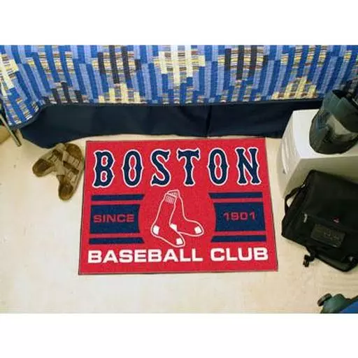 Red Sox Baseball Club Starter Rug 19"x30"