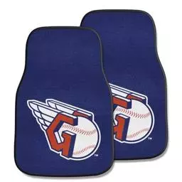 Click here to learn more about the Cleveland Guardians "Block-C" 2-piece Carpeted Car Mats 17"x27".