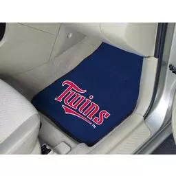 Click here to learn more about the Minnesota Twins 2-piece Carpeted Car Mats 17"x27".