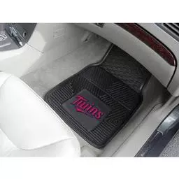 Click here to learn more about the Minnesota Twins Heavy Duty 2-Piece Vinyl Car Mats 17"x27".