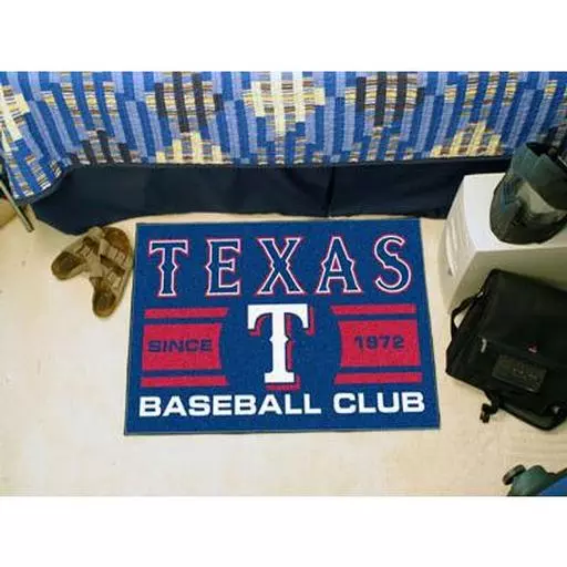 Rangers Baseball Club Starter Rug 19"x30"