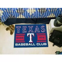 Click here to learn more about the Rangers Baseball Club Starter Rug 19"x30".