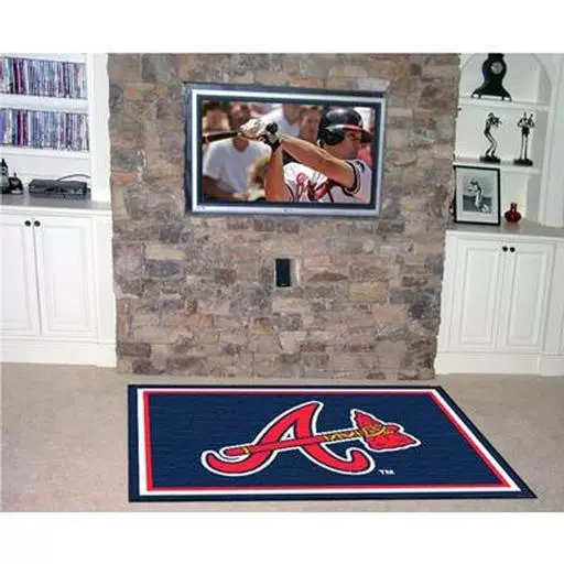 Atlanta Braves Rug 5''x8''