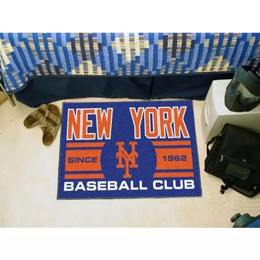 rk Mets Baseball Club Starter Rug 19"x30"