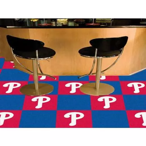 Philadelphia Phillies Carpet Tiles 18"x18" tiles