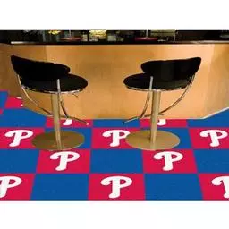 Click here to learn more about the Philadelphia Phillies Carpet Tiles 18"x18" tiles.