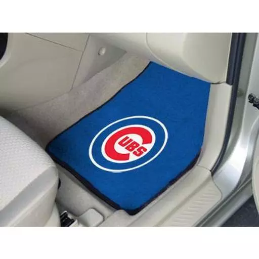 Chicago Cubs 2-piece Carpeted Car Mats 17"x27"