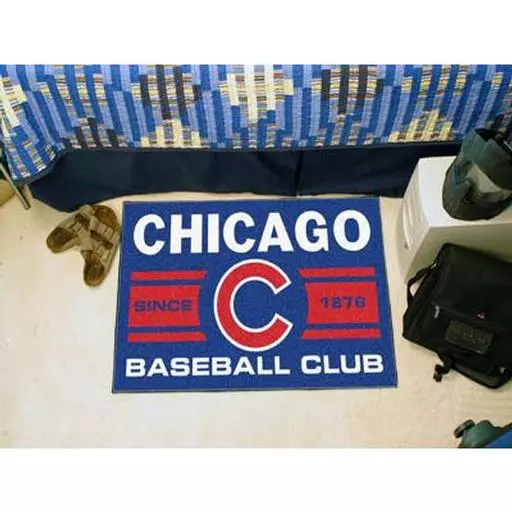 o Cubs Baseball Club Starter Rug 19"x30"