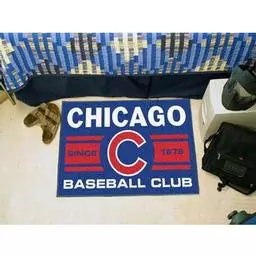 Click here to learn more about the o Cubs Baseball Club Starter Rug 19"x30".