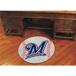Click here to learn more about the Milwaukee Brewers Baseball Mat 27" diameter.