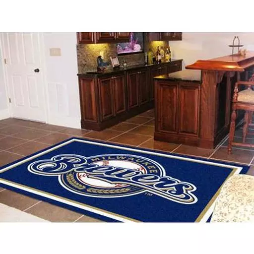 Milwaukee Brewers Rug 5''x8''