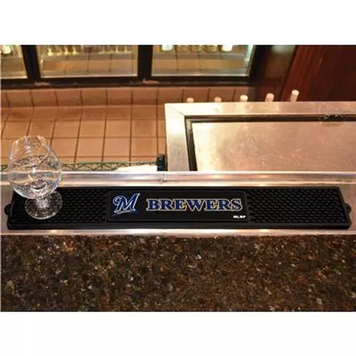 Milwaukee Brewers Drink Mat 3.25"x24"