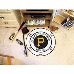 Click here to learn more about the Pittsburgh Pirates Baseball Mat 27" diameter.