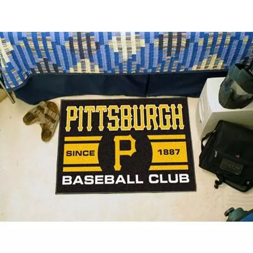 urgh Pirates Baseball Club Starter Rug 19"x30"