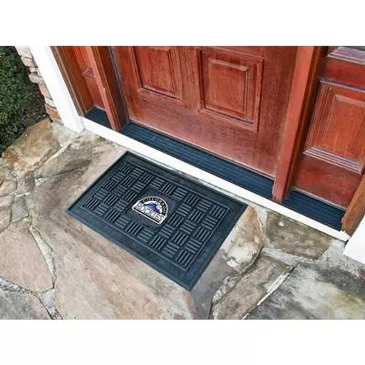 Colorado Rockies Medallion Door Mat