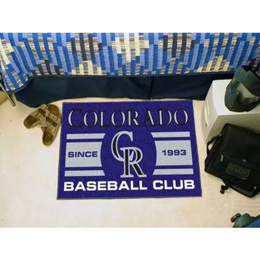 do Rockies Baseball Club Starter Rug 19"x30"