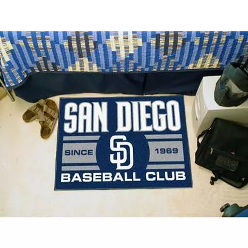 ego Padres Baseball Club Starter Rug 19"x30"