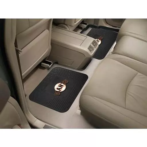 San Francisco Giants Backseat Utility Mats 2 Pack 14"x17"