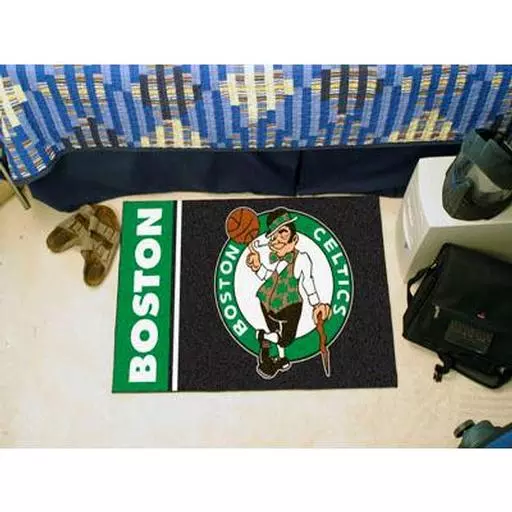 Boston Celtics Uniform Inspired Starter Rug 19"x30"