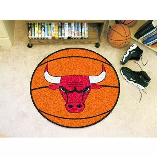 Chicago Bulls Basketball Mat 27" diameter