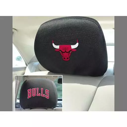 Chicago Bulls Head Rest Cover 10"x13"