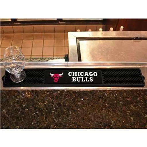 Chicago Bulls Drink Mat 3.25"x24"