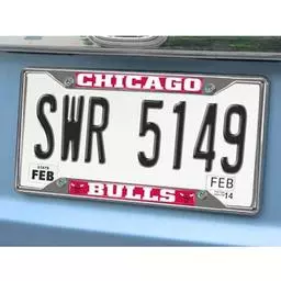 Click here to learn more about the Chicago Bulls License Plate Frame 6.25"x12.25".
