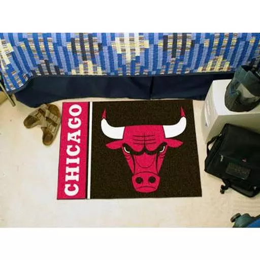 Chicago Bulls Uniform Inspired Starter Rug 19"x30"