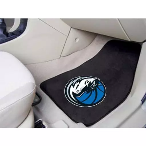 Dallas Mavericks 2-piece Carpeted Car Mats 17"x27"