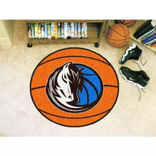 Dallas Mavericks Basketball Mat 27" diameter