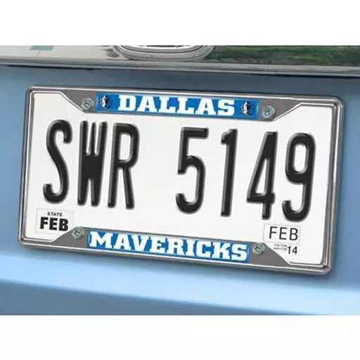 Dallas Mavericks License Plate Frame 6.25"x12.25"