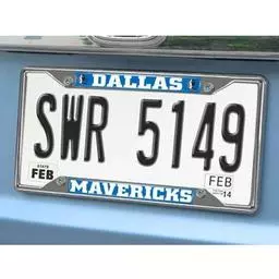 Click here to learn more about the Dallas Mavericks License Plate Frame 6.25"x12.25".