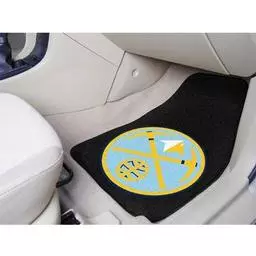 Click here to learn more about the Denver Nuggets 2-piece Carpeted Car Mats 17"x27".
