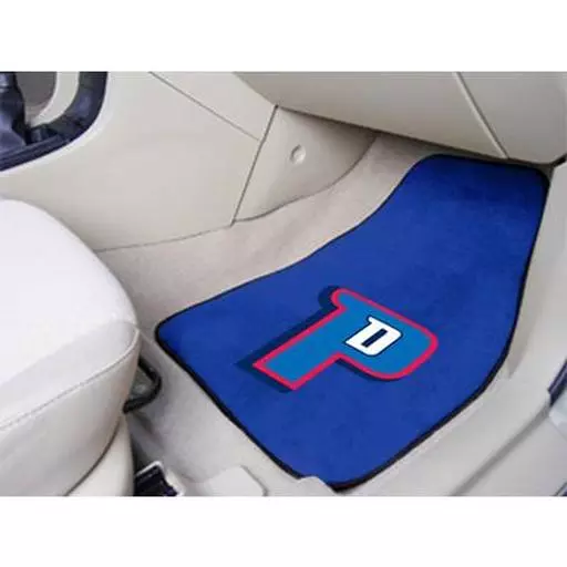 Detroit Pistons 2-piece Carpeted Car Mats 17"x27"