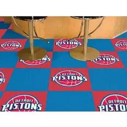 Click here to learn more about the Detroit Pistons Carpet Tiles 18"x18" tiles.