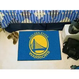 Click here to learn more about the Golden State Warriors Starter Rug 19" x 30".
