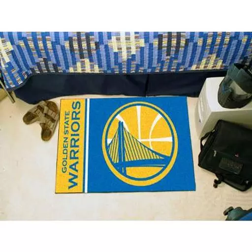 Golden State Warriors Uniform Inspired Starter Rug 19"x30"